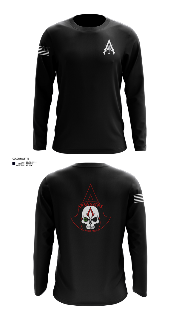 Long Sleeve Performance Shirt, A Co. 1-3 AB, Army, Teamtime, Team time, sublimation, custom sports apparel, team uniforms, spirit wear, spiritwear, sports uniforms, custom shirts, team store, custom team store, fundraiser sports, apparel fundraiser