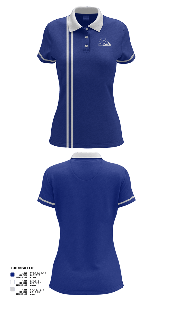 Womens Short Sleeve Performance Polo, Salem High School Bowling, Bowling, Teamtime, Team time, sublimation, custom sports apparel, team uniforms, spirit wear, spiritwear, sports uniforms, custom shirts, team store, custom team store, fundraiser sports, apparel fundraiser
