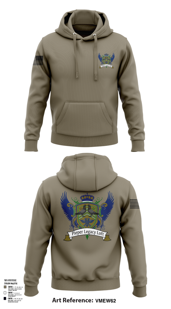 Hoodie, Pieper Legacy Loft, , Teamtime, Team time, sublimation, custom sports apparel, team uniforms, spirit wear, spiritwear, sports uniforms, custom shirts, team store, custom team store, fundraiser sports, apparel fundraiser