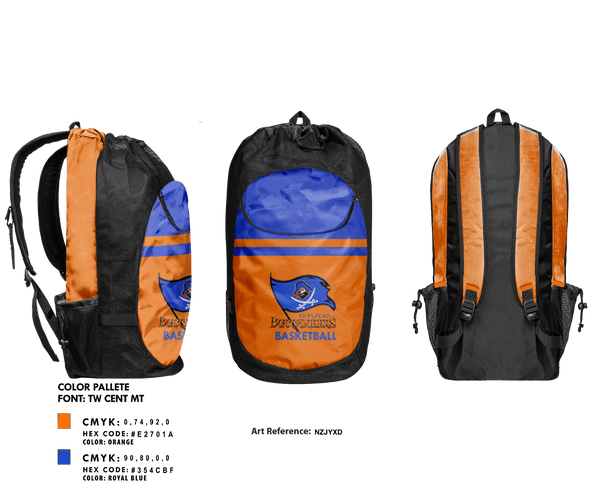 Gear Bag, Branford High School Basketball, Men's Basketball, Teamtime, Team time, sublimation, custom sports apparel, team uniforms, spirit wear, spiritwear, sports uniforms, custom shirts, team store, custom team store, fundraiser sports, apparel fundraiser