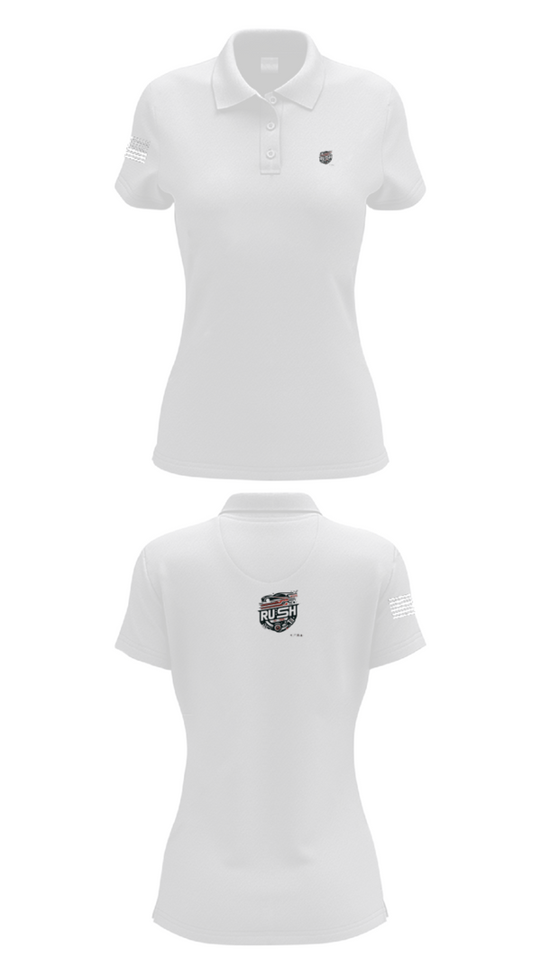 Women's Short Sleeve Performance Polo, Rush auto detail, , Teamtime, Team time, sublimation, custom sports apparel, team uniforms, spirit wear, spiritwear, sports uniforms, custom shirts, team store, custom team store, fundraiser sports, apparel fundraiser
