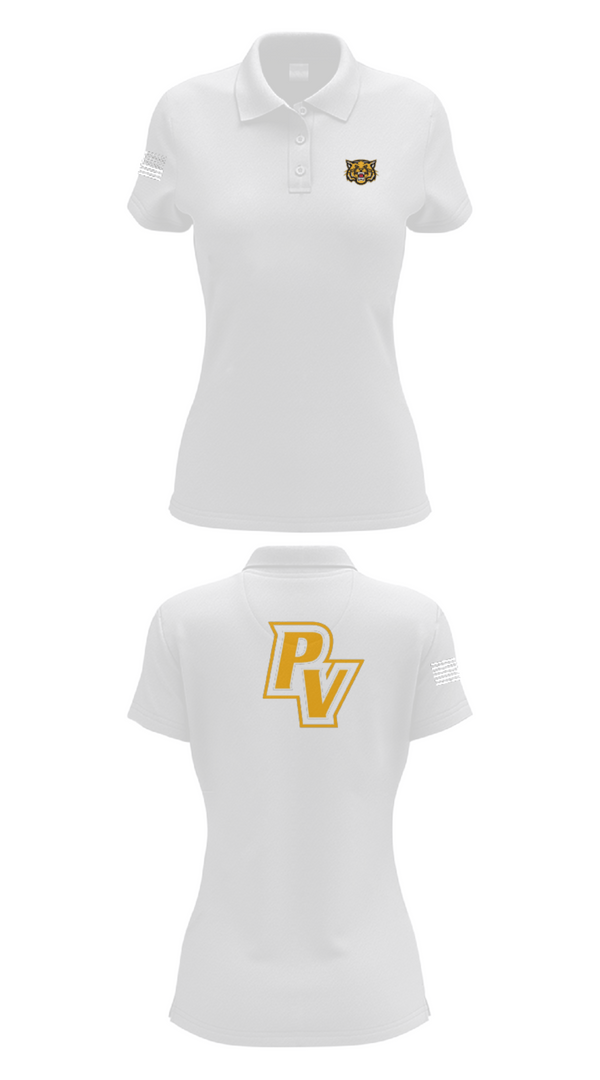 Womens Short Sleeve Performance Polo, Paint Valley Middle School Band, Spirit Store, Teamtime, Team time, sublimation, custom sports apparel, team uniforms, spirit wear, spiritwear, sports uniforms, custom shirts, team store, custom team store, fundraiser sports, apparel fundraiser