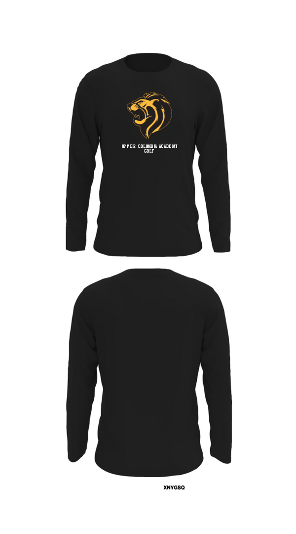 Long Sleeve Performance Shirt, Upper Columbia Academy Golf, Golf, Teamtime, Team time, sublimation, custom sports apparel, team uniforms, spirit wear, spiritwear, sports uniforms, custom shirts, team store, custom team store, fundraiser sports, apparel fundraiser