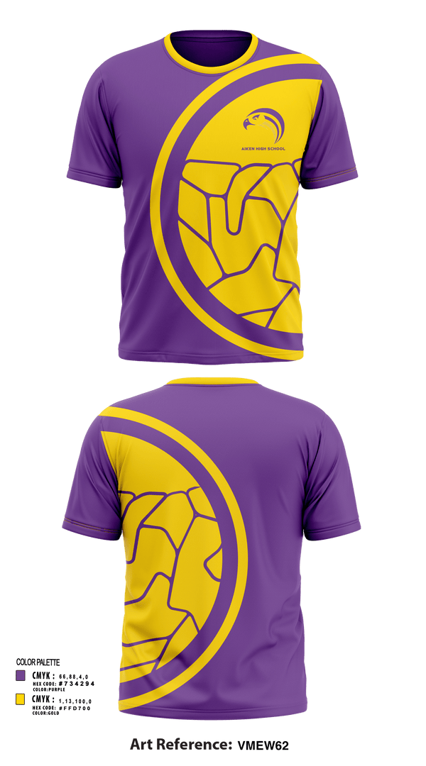 Short Sleeve Performance Shirt, Aiken High School, Spirit Store, Teamtime, Team time, sublimation, custom sports apparel, team uniforms, spirit wear, spiritwear, sports uniforms, custom shirts, team store, custom team store, fundraiser sports, apparel fundraiser