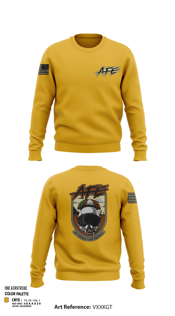 Crew Neck Sweatshirt, 162 AFE, Air Force, Teamtime, Team time, sublimation, custom sports apparel, team uniforms, spirit wear, spiritwear, sports uniforms, custom shirts, team store, custom team store, fundraiser sports, apparel fundraiser