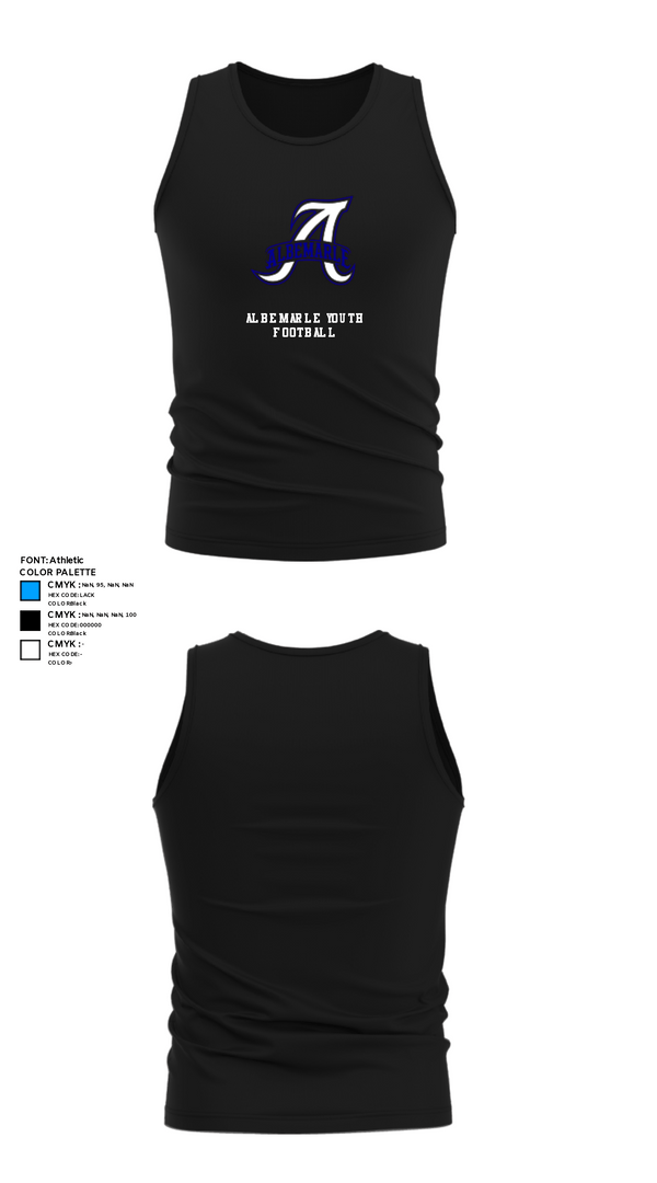 Tank Top, Albemarle Youth Football, Football, Teamtime, Team time, sublimation, custom sports apparel, team uniforms, spirit wear, spiritwear, sports uniforms, custom shirts, team store, custom team store, fundraiser sports, apparel fundraiser