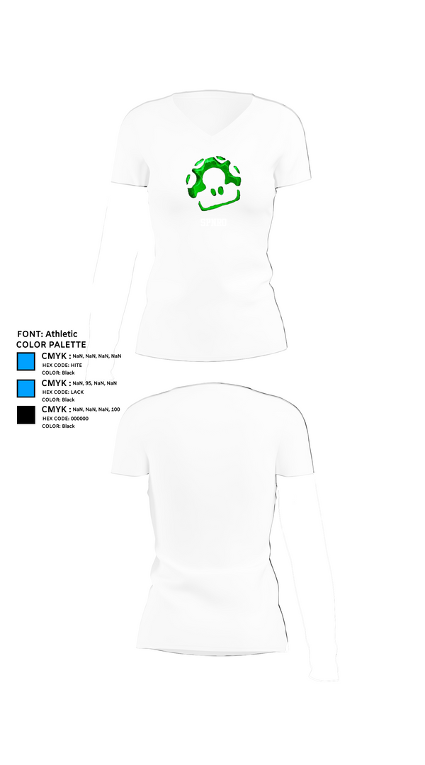 Womens Short Sleeve Vneck Shirt, SPNRO, , Teamtime, Team time, sublimation, custom sports apparel, team uniforms, spirit wear, spiritwear, sports uniforms, custom shirts, team store, custom team store, fundraiser sports, apparel fundraiser