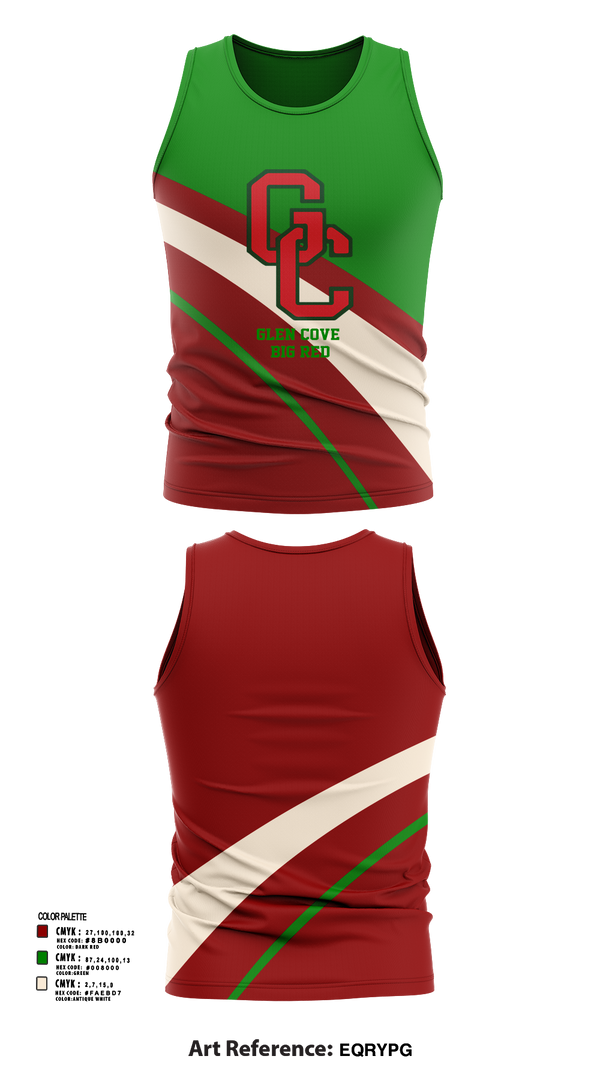 Tank Top, Glen Cove Big Red, Track & Field, Teamtime, Team time, sublimation, custom sports apparel, team uniforms, spirit wear, spiritwear, sports uniforms, custom shirts, team store, custom team store, fundraiser sports, apparel fundraiser
