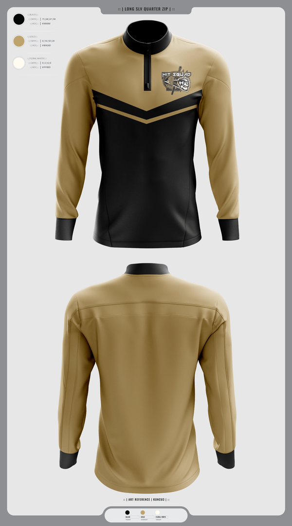 Quarter Zip Jacket, San Jose Hitsquad, , Teamtime, Team time, sublimation, custom sports apparel, team uniforms, spirit wear, spiritwear, sports uniforms, custom shirts, team store, custom team store, fundraiser sports, apparel fundraiser
