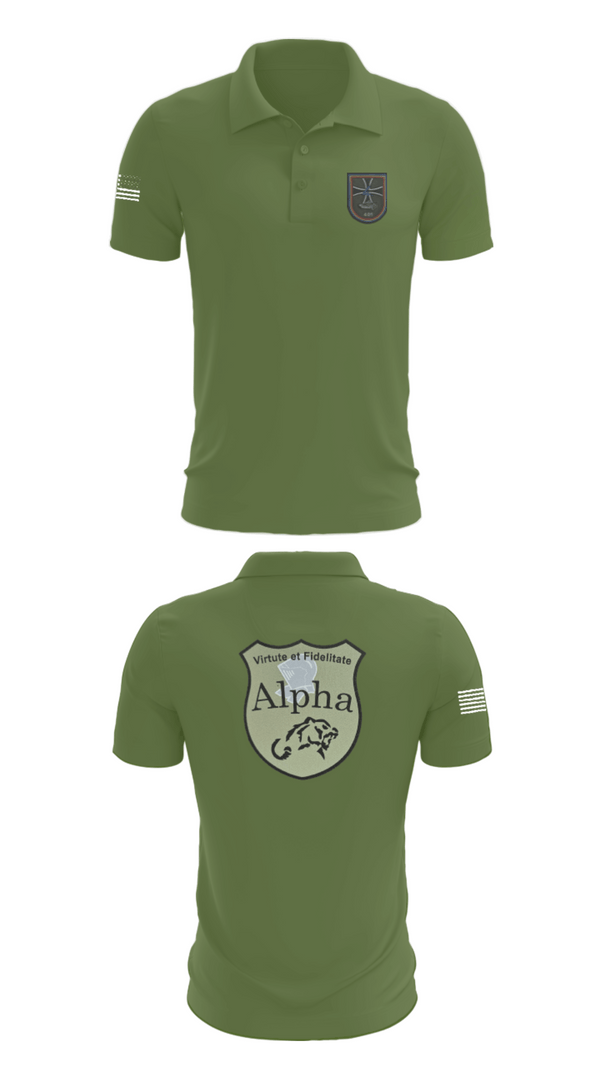 Short Sleeve Performance Polo, 4./401 PzGrenBtl, Army, Teamtime, Team time, sublimation, custom sports apparel, team uniforms, spirit wear, spiritwear, sports uniforms, custom shirts, team store, custom team store, fundraiser sports, apparel fundraiser