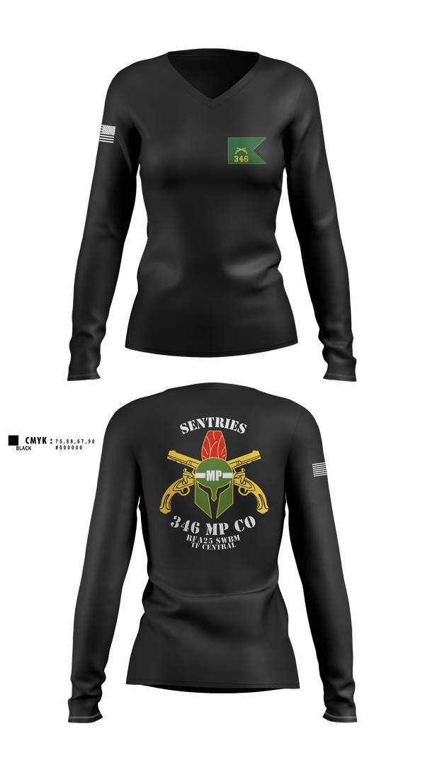 Womens Long Sleeve Vneck Shirt, 346 MP CO, , Teamtime, Team time, sublimation, custom sports apparel, team uniforms, spirit wear, spiritwear, sports uniforms, custom shirts, team store, custom team store, fundraiser sports, apparel fundraiser