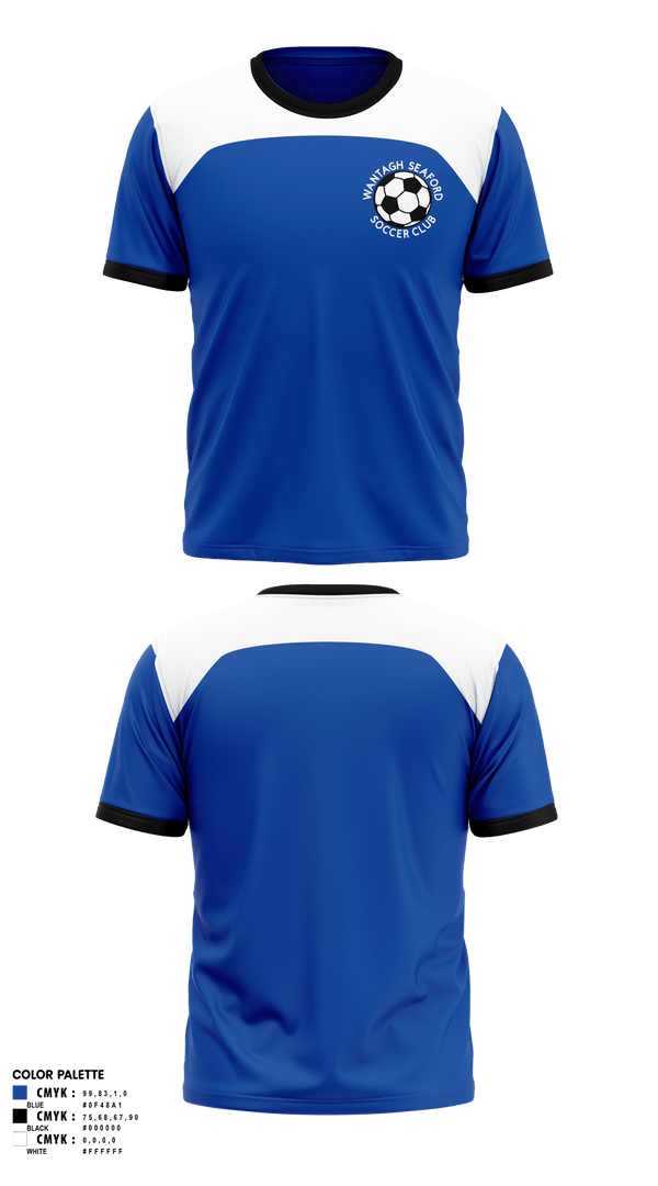 Short Sleeve Performance Shirt, Wantagh Seaford Soccer Club, Men's Soccer, Teamtime, Team time, sublimation, custom sports apparel, team uniforms, spirit wear, spiritwear, sports uniforms, custom shirts, team store, custom team store, fundraiser sports, apparel fundraiser