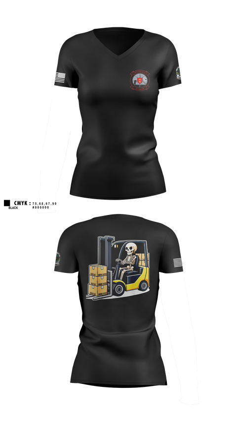 Womens Short Sleeve Vneck Shirt, , Marines, Teamtime, Team time, sublimation, custom sports apparel, team uniforms, spirit wear, spiritwear, sports uniforms, custom shirts, team store, custom team store, fundraiser sports, apparel fundraiser