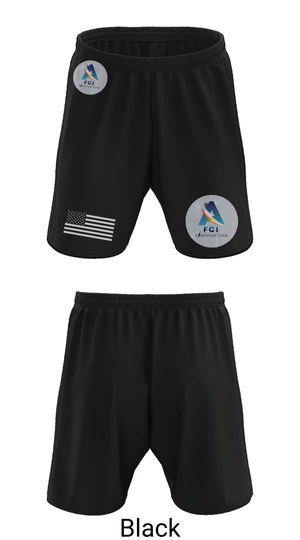 Athletic Shorts With Pockets, AFCI ELECTRIC, , Teamtime, Team time, sublimation, custom sports apparel, team uniforms, spirit wear, spiritwear, sports uniforms, custom shirts, team store, custom team store, fundraiser sports, apparel fundraiser