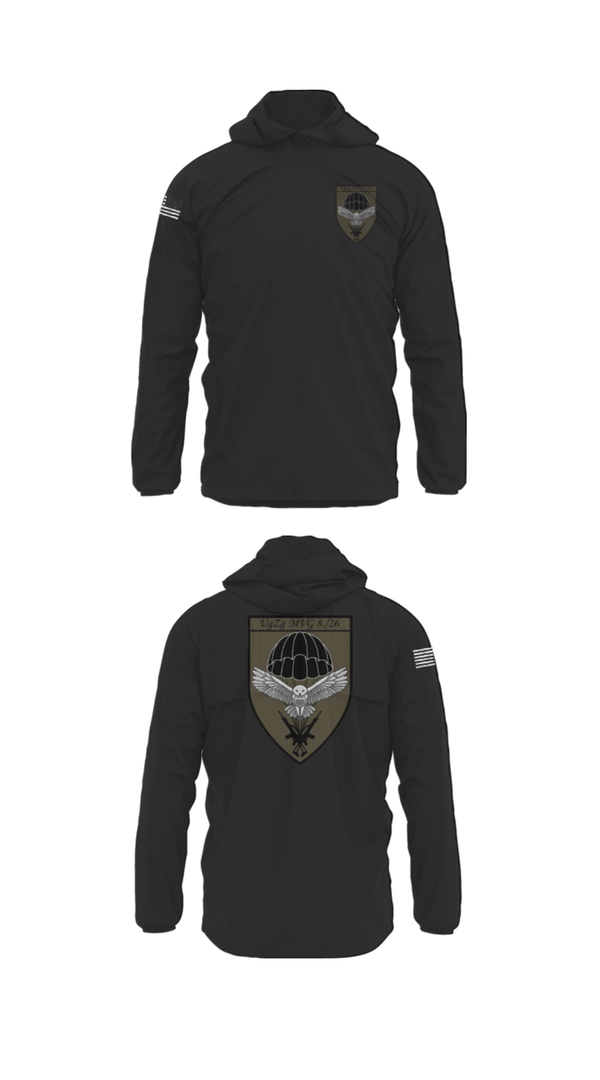 Windbreaker, 8.FschJgRgt 26, Army, Teamtime, Team time, sublimation, custom sports apparel, team uniforms, spirit wear, spiritwear, sports uniforms, custom shirts, team store, custom team store, fundraiser sports, apparel fundraiser