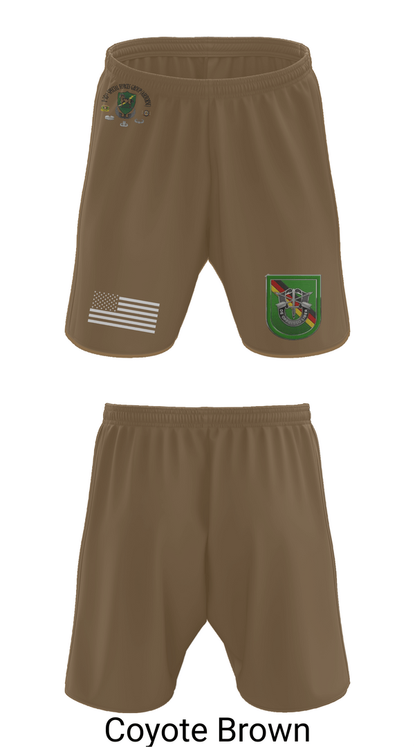 Athletic Shorts With Pockets, 1-10 SFG FSC, Army, Teamtime, Team time, sublimation, custom sports apparel, team uniforms, spirit wear, spiritwear, sports uniforms, custom shirts, team store, custom team store, fundraiser sports, apparel fundraiser