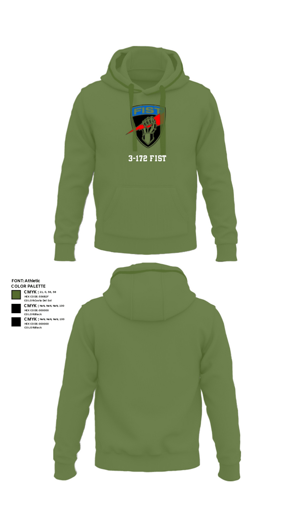 Hoodie, 3-172 FiST, Army, Teamtime, Team time, sublimation, custom sports apparel, team uniforms, spirit wear, spiritwear, sports uniforms, custom shirts, team store, custom team store, fundraiser sports, apparel fundraiser