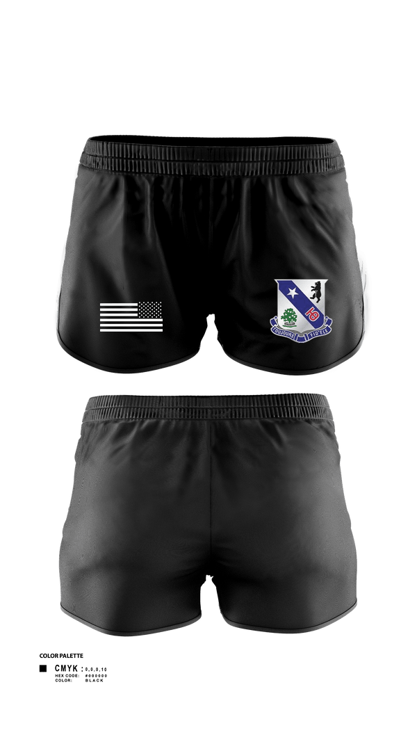 Womens Shorts, 3-360th TSBn, Army, Teamtime, Team time, sublimation, custom sports apparel, team uniforms, spirit wear, spiritwear, sports uniforms, custom shirts, team store, custom team store, fundraiser sports, apparel fundraiser