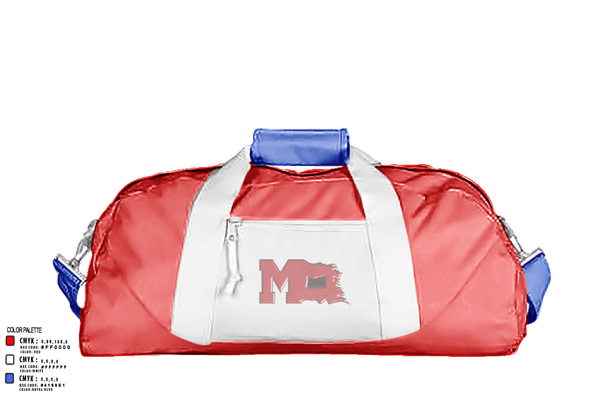Duffle Bag, Marion High School Cheer, Cheer, Teamtime, Team time, sublimation, custom sports apparel, team uniforms, spirit wear, spiritwear, sports uniforms, custom shirts, team store, custom team store, fundraiser sports, apparel fundraiser