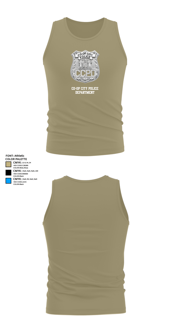 Tank Top, Co-op City Police Department, Police, Teamtime, Team time, sublimation, custom sports apparel, team uniforms, spirit wear, spiritwear, sports uniforms, custom shirts, team store, custom team store, fundraiser sports, apparel fundraiser