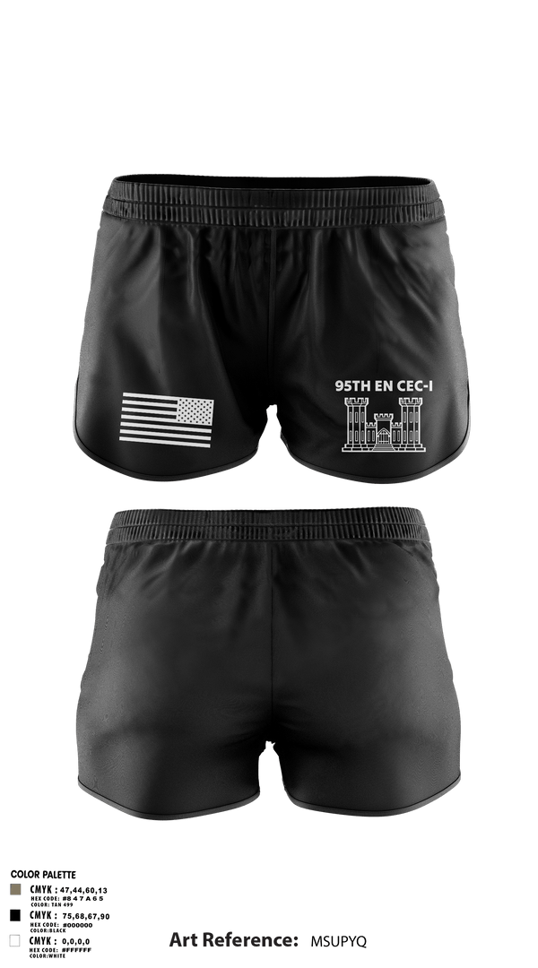 Ranger Panties, 95TH EN, Army, Teamtime, Team time, sublimation, custom sports apparel, team uniforms, spirit wear, spiritwear, sports uniforms, custom shirts, team store, custom team store, fundraiser sports, apparel fundraiser