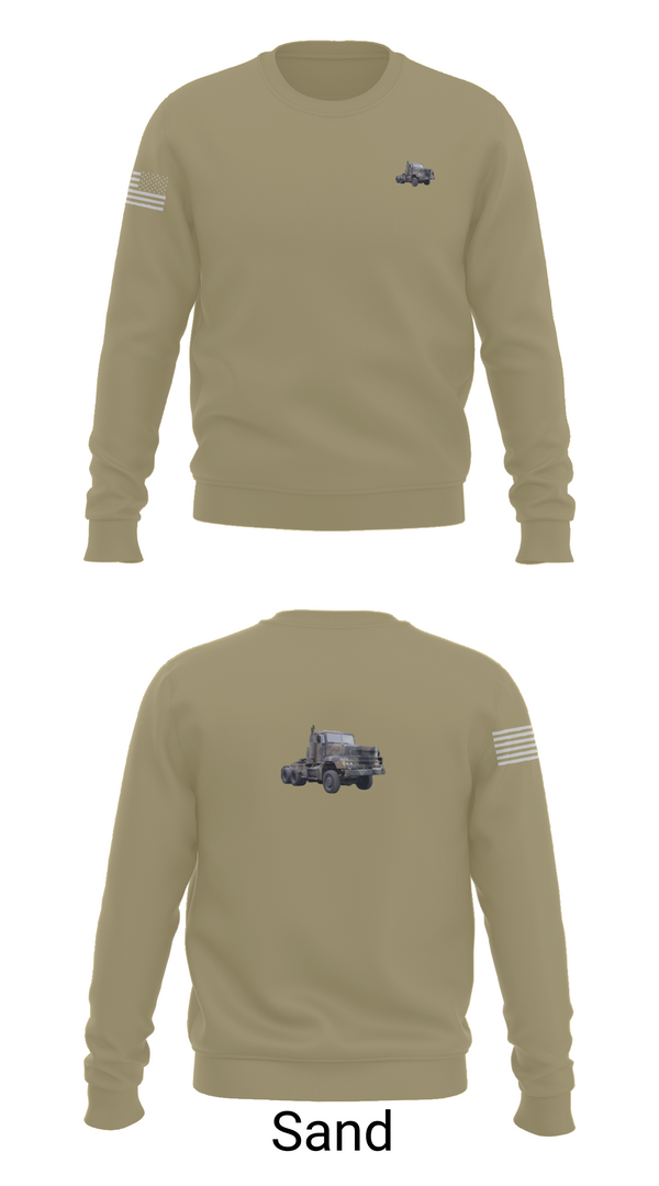 Crew Neck Sweatshirt, 617th Transportation Company, Army, Teamtime, Team time, sublimation, custom sports apparel, team uniforms, spirit wear, spiritwear, sports uniforms, custom shirts, team store, custom team store, fundraiser sports, apparel fundraiser