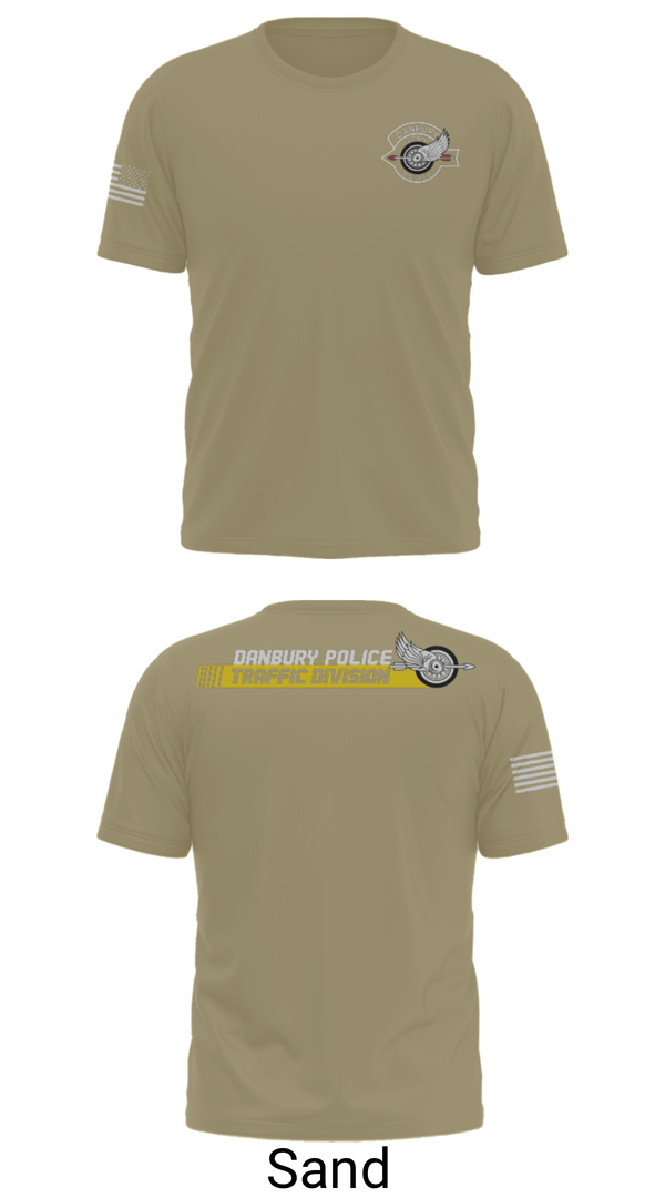 Old School Cotton Feel Shirt, Danbury Police Traffic Unit, Police, Teamtime, Team time, sublimation, custom sports apparel, team uniforms, spirit wear, spiritwear, sports uniforms, custom shirts, team store, custom team store, fundraiser sports, apparel fundraiser