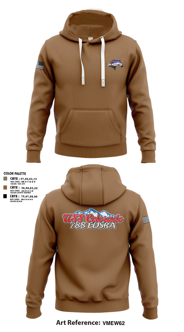 Hoodie, USS Colorado, Navy, Teamtime, Team time, sublimation, custom sports apparel, team uniforms, spirit wear, spiritwear, sports uniforms, custom shirts, team store, custom team store, fundraiser sports, apparel fundraiser