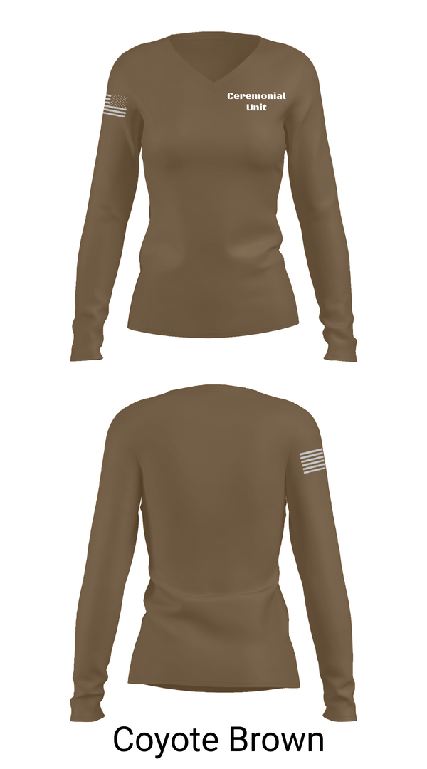 Womens Long Sleeve Vneck Shirt 1, Ceremonial Unit, Police, Teamtime, Team time, sublimation, custom sports apparel, team uniforms, spirit wear, spiritwear, sports uniforms, custom shirts, team store, custom team store, fundraiser sports, apparel fundraiser