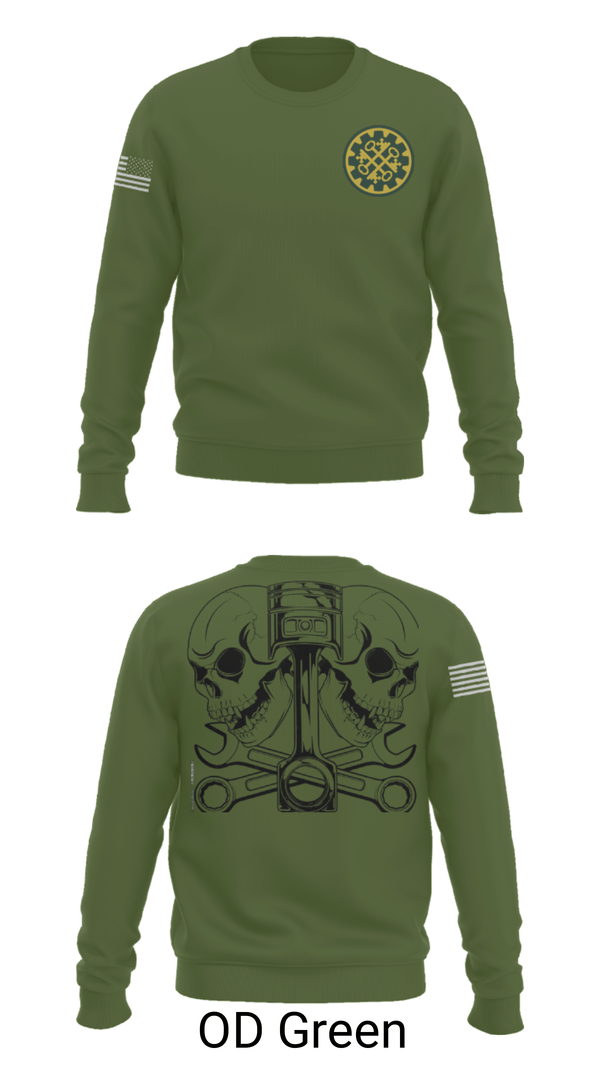 Crew Neck Sweatshirt, 46th MP Co, Army, Teamtime, Team time, sublimation, custom sports apparel, team uniforms, spirit wear, spiritwear, sports uniforms, custom shirts, team store, custom team store, fundraiser sports, apparel fundraiser