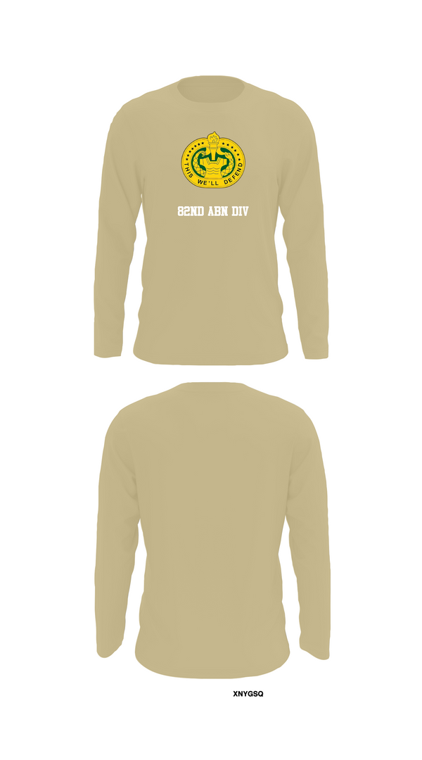 Long Sleeve Performance Shirt, 82nd ABN div, , Teamtime, Team time, sublimation, custom sports apparel, team uniforms, spirit wear, spiritwear, sports uniforms, custom shirts, team store, custom team store, fundraiser sports, apparel fundraiser