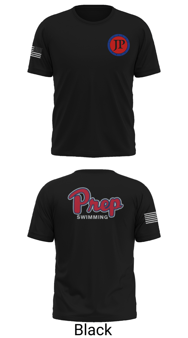 Short Sleeve Performance Shirt, Jackson Preparatory School Swimming, Swimming, Teamtime, Team time, sublimation, custom sports apparel, team uniforms, spirit wear, spiritwear, sports uniforms, custom shirts, team store, custom team store, fundraiser sports, apparel fundraiser