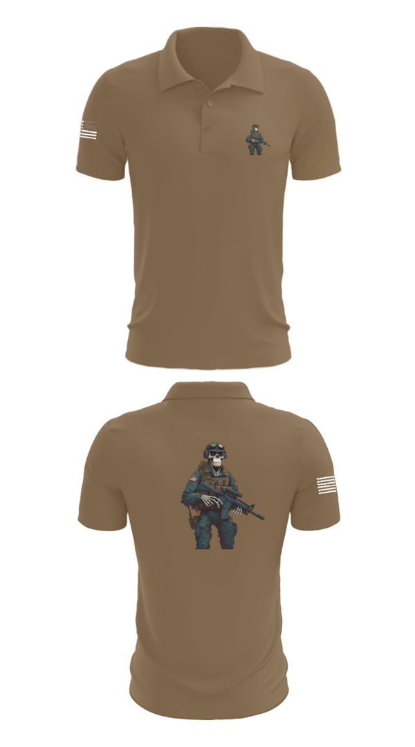 Short Sleeve Performance Polo, 3d lsb, Marines, Teamtime, Team time, sublimation, custom sports apparel, team uniforms, spirit wear, spiritwear, sports uniforms, custom shirts, team store, custom team store, fundraiser sports, apparel fundraiser