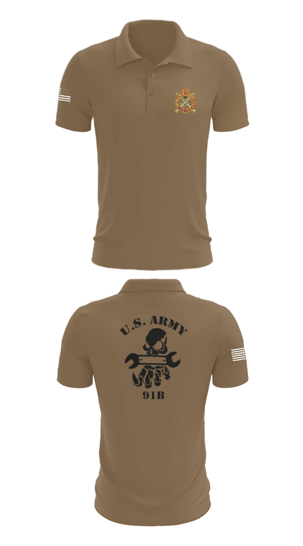 Short Sleeve Performance Polo, 411TH, Army, Teamtime, Team time, sublimation, custom sports apparel, team uniforms, spirit wear, spiritwear, sports uniforms, custom shirts, team store, custom team store, fundraiser sports, apparel fundraiser