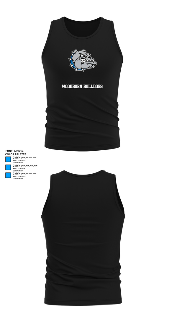 Tank Top, Woodburn Bulldogs, Tennis, Teamtime, Team time, sublimation, custom sports apparel, team uniforms, spirit wear, spiritwear, sports uniforms, custom shirts, team store, custom team store, fundraiser sports, apparel fundraiser
