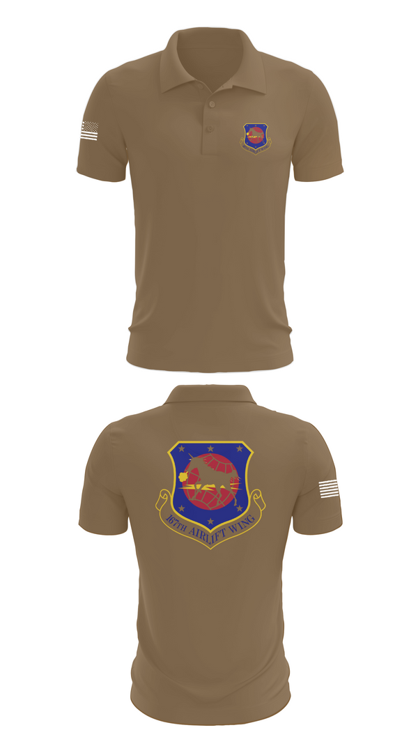 Short Sleeve Performance Polo, 167th air wing, , Teamtime, Team time, sublimation, custom sports apparel, team uniforms, spirit wear, spiritwear, sports uniforms, custom shirts, team store, custom team store, fundraiser sports, apparel fundraiser
