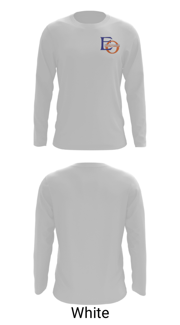 Long Sleeve Performance Shirt, East Orange County Little League, Baseball, Teamtime, Team time, sublimation, custom sports apparel, team uniforms, spirit wear, spiritwear, sports uniforms, custom shirts, team store, custom team store, fundraiser sports, apparel fundraiser