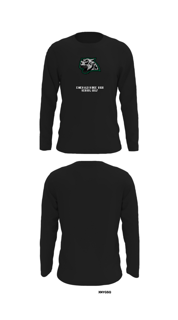 Long Sleeve Performance Shirt, Emerald Ridge High School Golf, Golf, Teamtime, Team time, sublimation, custom sports apparel, team uniforms, spirit wear, spiritwear, sports uniforms, custom shirts, team store, custom team store, fundraiser sports, apparel fundraiser