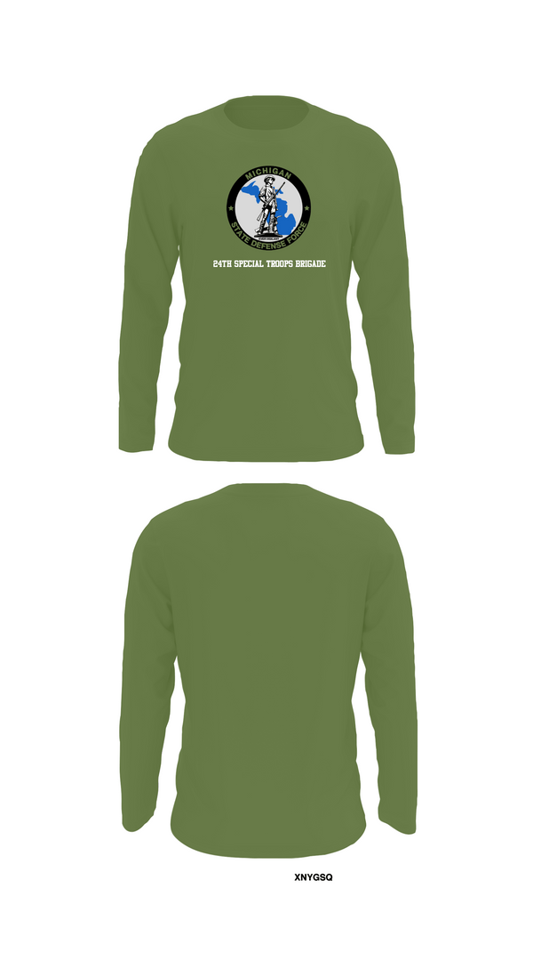 Long Sleeve Performance Shirt, 24th Special Troops Brigade, National Guard, Teamtime, Team time, sublimation, custom sports apparel, team uniforms, spirit wear, spiritwear, sports uniforms, custom shirts, team store, custom team store, fundraiser sports, apparel fundraiser