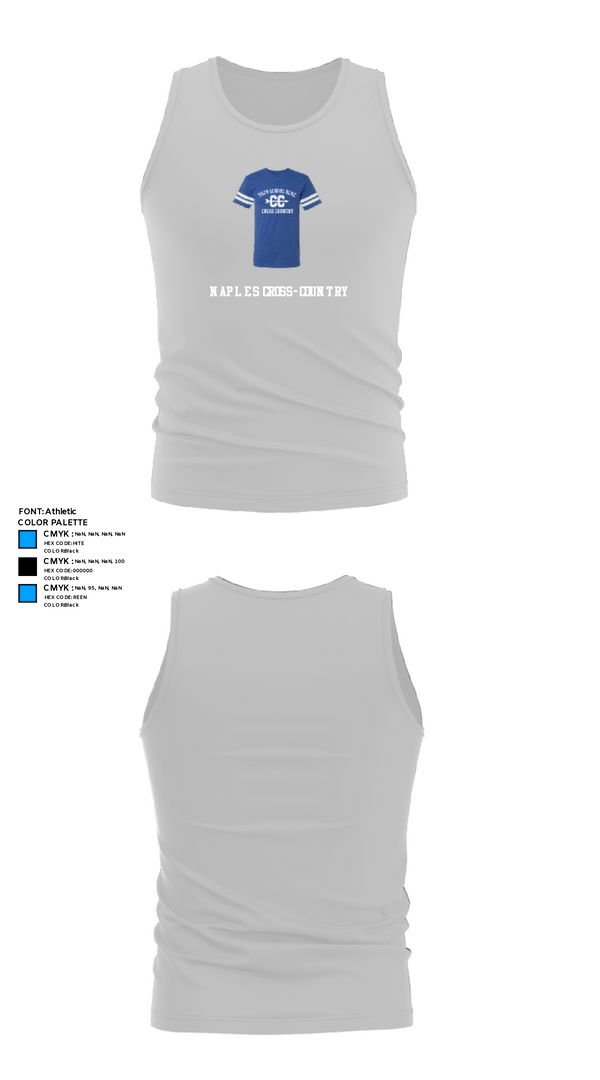 Tank Top, Naples Cross-Country, Cross Country, Teamtime, Team time, sublimation, custom sports apparel, team uniforms, spirit wear, spiritwear, sports uniforms, custom shirts, team store, custom team store, fundraiser sports, apparel fundraiser