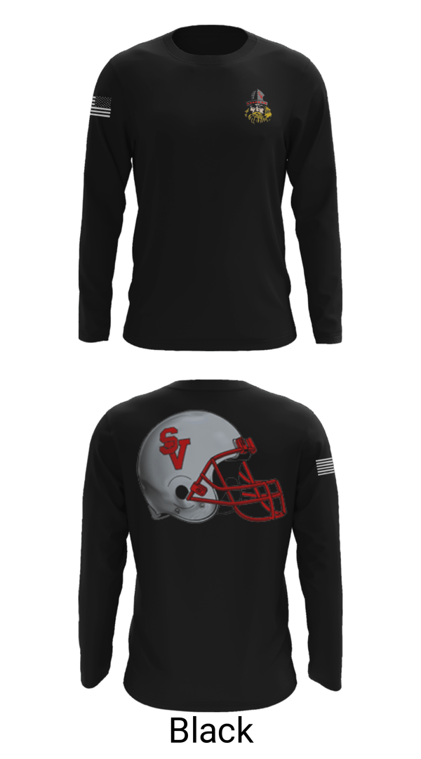 Long Sleeve Performance Shirt, Symmes Valley Vikings, Football, Teamtime, Team time, sublimation, custom sports apparel, team uniforms, spirit wear, spiritwear, sports uniforms, custom shirts, team store, custom team store, fundraiser sports, apparel fundraiser