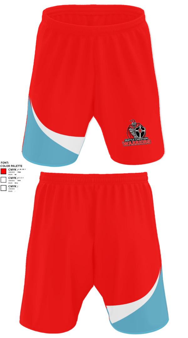 Athletic Shorts With Pockets, Seattle Christian School (High School) Track, Track & Field, Teamtime, Team time, sublimation, custom sports apparel, team uniforms, spirit wear, spiritwear, sports uniforms, custom shirts, team store, custom team store, fundraiser sports, apparel fundraiser