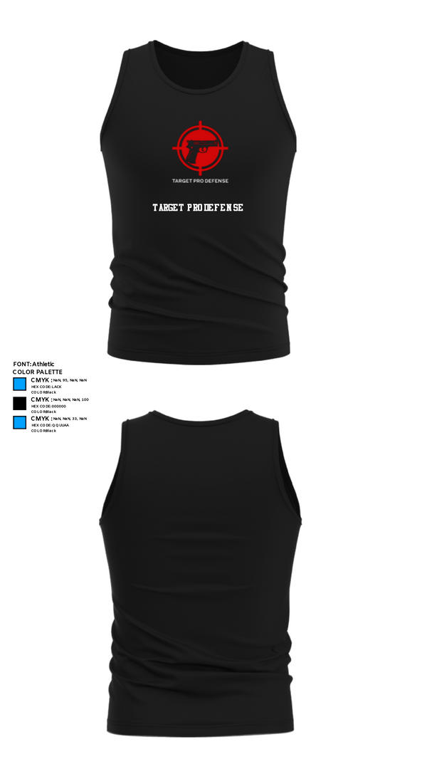 Tank Top, Target Pro Defense, , Teamtime, Team time, sublimation, custom sports apparel, team uniforms, spirit wear, spiritwear, sports uniforms, custom shirts, team store, custom team store, fundraiser sports, apparel fundraiser