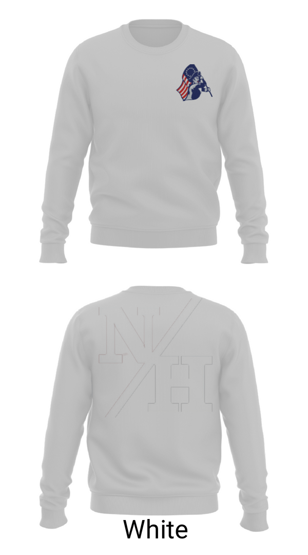 Crew Neck Sweatshirt, Nathan Hale High School Baseball, Baseball, Teamtime, Team time, sublimation, custom sports apparel, team uniforms, spirit wear, spiritwear, sports uniforms, custom shirts, team store, custom team store, fundraiser sports, apparel fundraiser