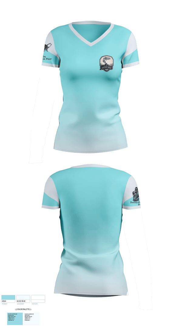 Womens Short Sleeve Vneck Shirt, Fishing, E-Sports, Teamtime, Team time, sublimation, custom sports apparel, team uniforms, spirit wear, spiritwear, sports uniforms, custom shirts, team store, custom team store, fundraiser sports, apparel fundraiser