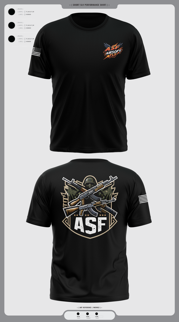 Short Sleeve Performance Shirt, AIRSOFT FLY, Air Force, Teamtime, Team time, sublimation, custom sports apparel, team uniforms, spirit wear, spiritwear, sports uniforms, custom shirts, team store, custom team store, fundraiser sports, apparel fundraiser