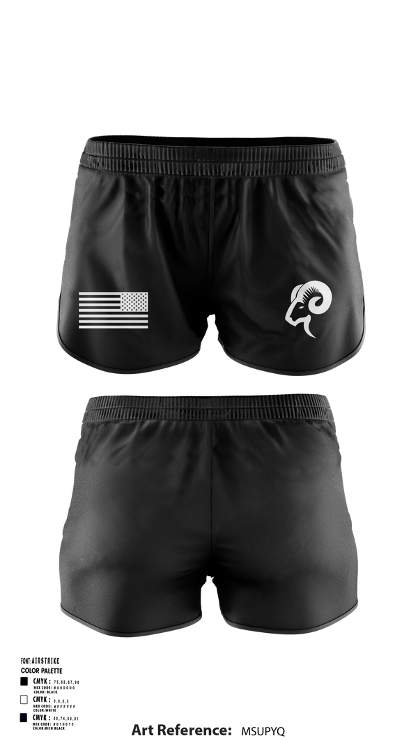Ranger Panties, AFJROTC FL-034, Air Force, Teamtime, Team time, sublimation, custom sports apparel, team uniforms, spirit wear, spiritwear, sports uniforms, custom shirts, team store, custom team store, fundraiser sports, apparel fundraiser