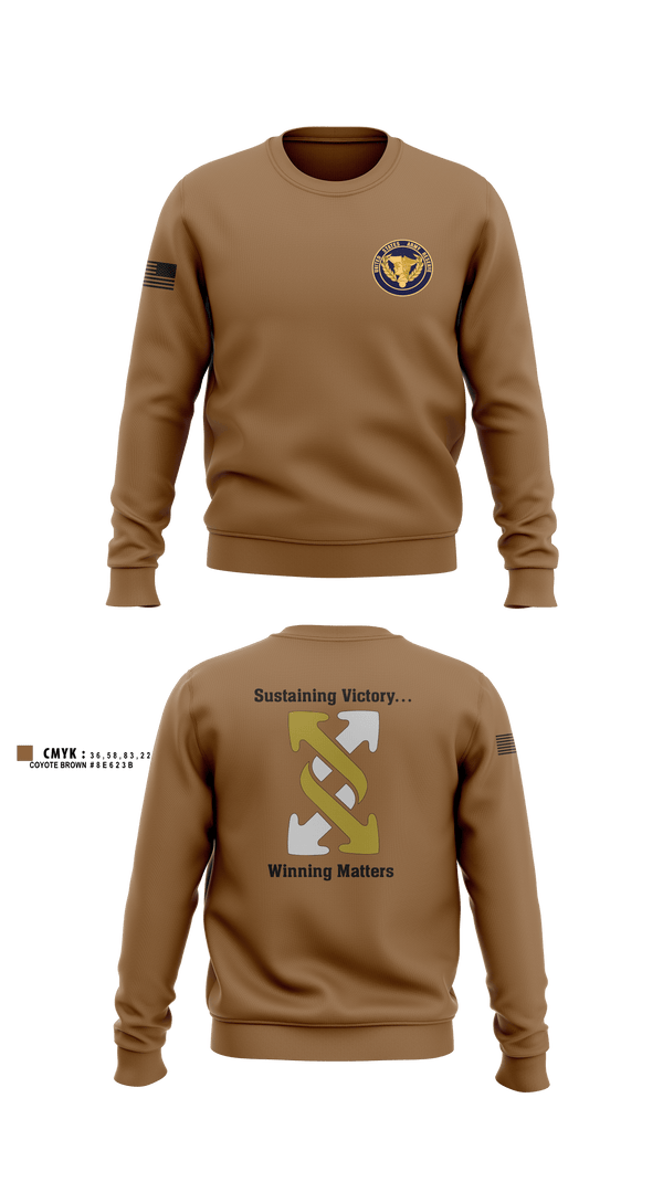 Crew Neck Sweatshirt, 143rd ESC, , Teamtime, Team time, sublimation, custom sports apparel, team uniforms, spirit wear, spiritwear, sports uniforms, custom shirts, team store, custom team store, fundraiser sports, apparel fundraiser