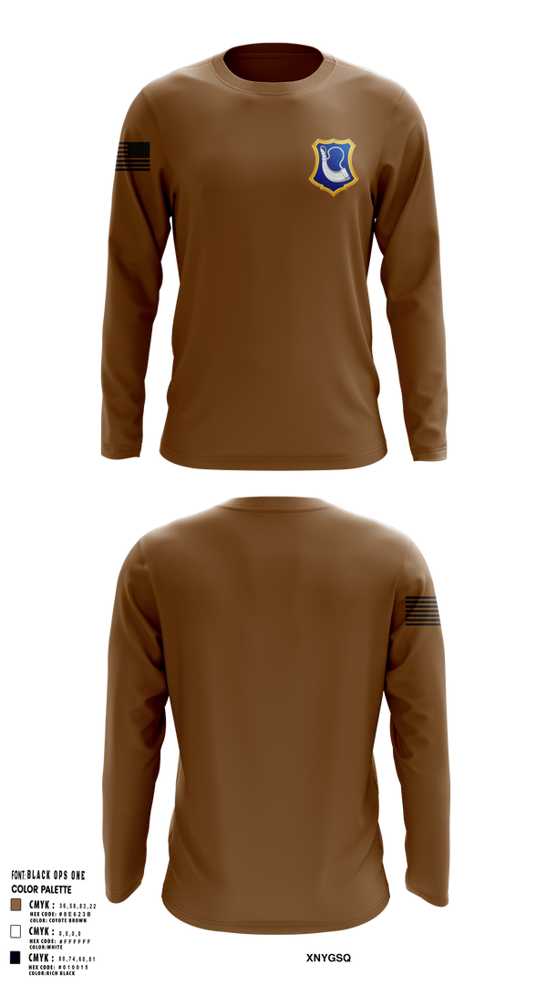 Long Sleeve Performance Shirt, C-Co. 1-181st, National Guard, Teamtime, Team time, sublimation, custom sports apparel, team uniforms, spirit wear, spiritwear, sports uniforms, custom shirts, team store, custom team store, fundraiser sports, apparel fundraiser