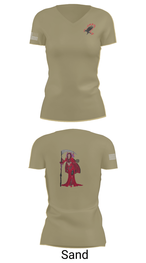 Womens Short Sleeve Vneck Shirt, A Co. 152 BEB, Army, Teamtime, Team time, sublimation, custom sports apparel, team uniforms, spirit wear, spiritwear, sports uniforms, custom shirts, team store, custom team store, fundraiser sports, apparel fundraiser